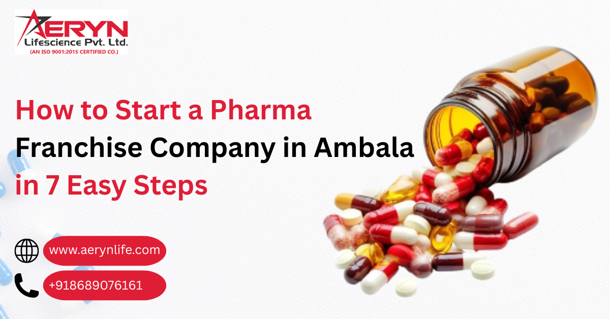 How to Start a PCD Pharma Franchise Company in Ambala in 7 Easy Steps?